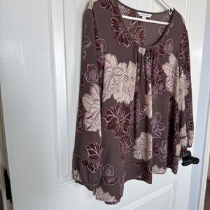 41 Hawthorne, long sleeve blouse